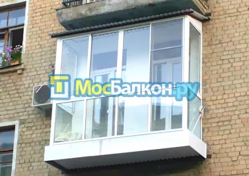 Алюминиевое остекление балконов под ключ по доступным ценам в Троицке | МосБалкон