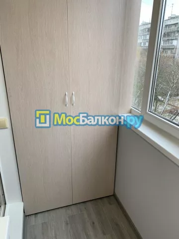 Шкаф на балкон купить в Троицке на заказ недорого от МосБалкон