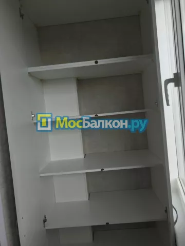 Шкаф на балкон купить в Троицке на заказ недорого от МосБалкон