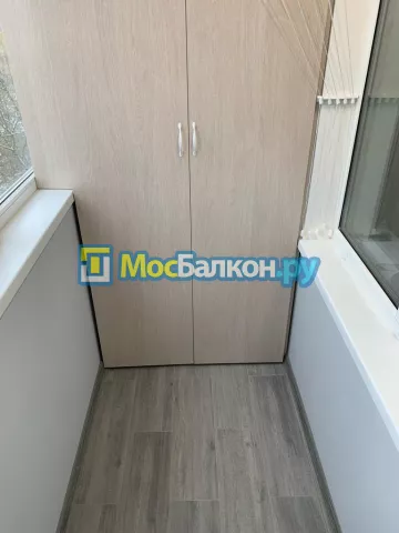 Шкаф на балкон купить в Троицке на заказ недорого от МосБалкон