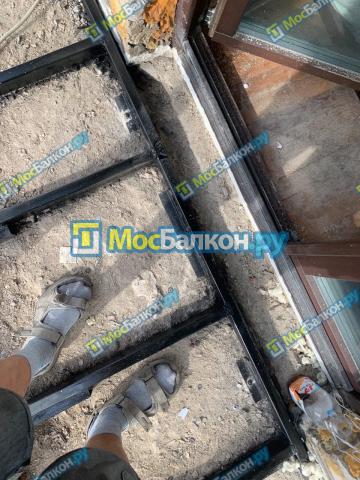 Панарамное Выносное Остекление балкона по полу