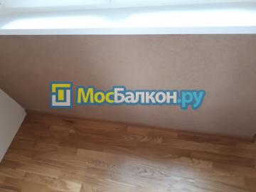 Остекление лоджии и отделка гипсокартоном