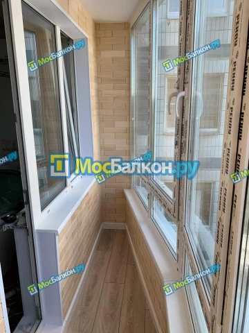 Отделка балконов в Троицке | Отделка балконов и лоджий и обшивка под ключ в МосБалкон