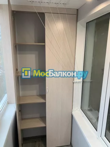 Шкаф на балкон купить в Троицке на заказ недорого от МосБалкон