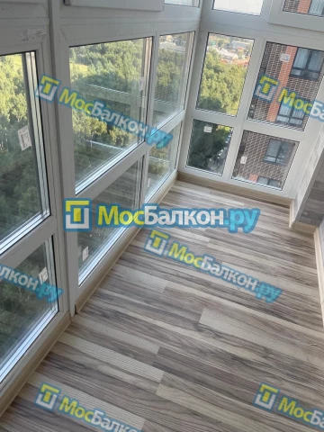 Панорамное остекление заказать под ключ по выгодной цене в Троицке от компании МосБалкон