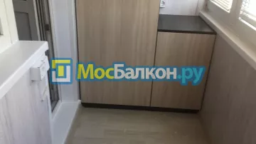 Шкаф на балкон купить в Троицке на заказ недорого от МосБалкон