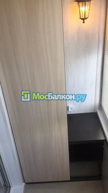 Шкаф на балкон купить в Троицке на заказ недорого от МосБалкон