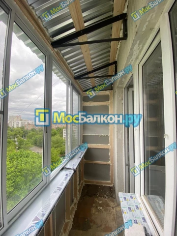 Холодное остекление лоджий алюминиевым профилем в Троицке по доступным ценам | МосБалкон
