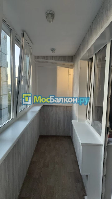 Шкаф на балкон купить в Троицке на заказ недорого от МосБалкон