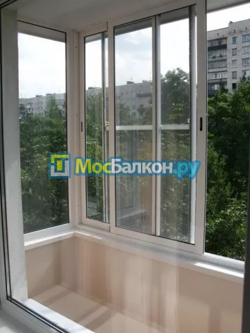 Алюминиевое остекление балконов под ключ по доступным ценам в Троицке | МосБалкон
