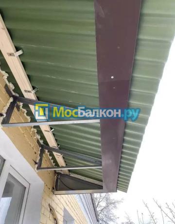 изготовление крыши и козырька на балкон