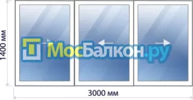 Холодное остекление лоджий алюминиевым профилем в Троицке по доступным ценам | МосБалкон