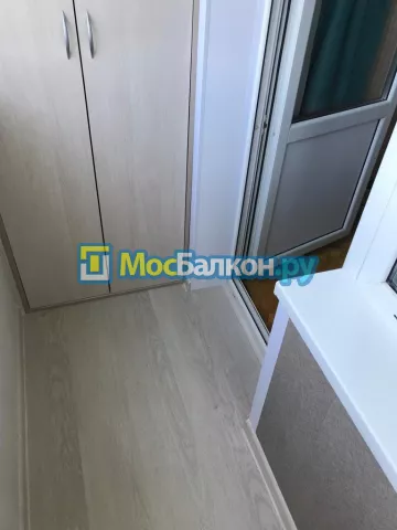 Шкаф на балкон купить в Троицке на заказ недорого от МосБалкон