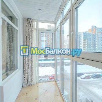 Французское остекление балконов и лоджий под ключ по доступным ценам в Троицке | МосБалкон