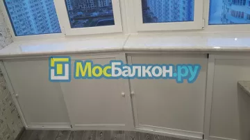 Шкаф на балкон купить в Троицке на заказ недорого от МосБалкон