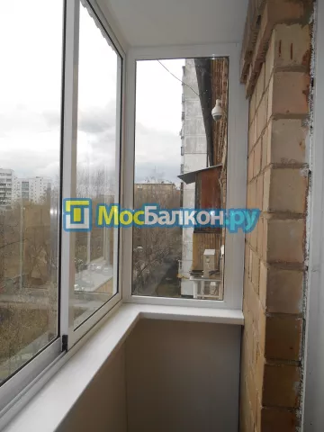 Холодное остекление лоджий алюминиевым профилем в Троицке по доступным ценам | МосБалкон