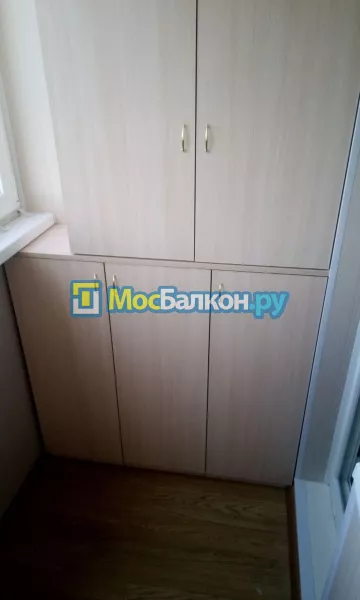 Шкаф на балкон купить в Троицке на заказ недорого от МосБалкон
