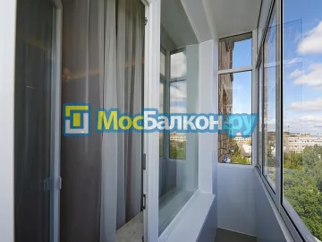 Алюминиевое остекление лоджий под ключ по доступным ценам в Троицке | МосБалкон