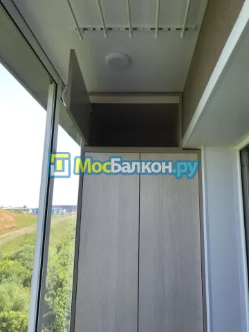 Шкаф на балкон купить в Троицке на заказ недорого от МосБалкон