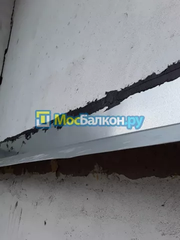 Крыша на балконе в Троицке монтаж и ремонт по выгодной цене от МосБалкон