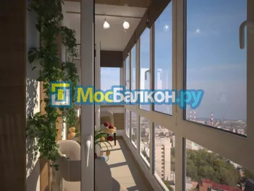 Французское остекление балконов и лоджий под ключ по доступным ценам в Троицке | МосБалкон