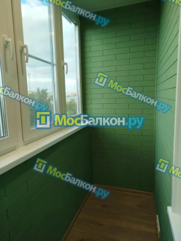 Отделка балконов в Троицке | Отделка балконов и лоджий и обшивка под ключ в МосБалкон