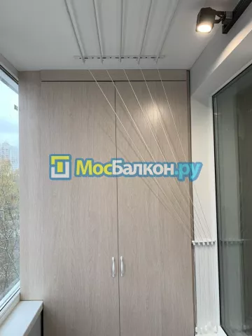 Шкаф на балкон купить в Троицке на заказ недорого от МосБалкон