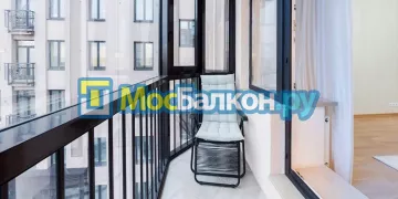 Отделка балкона и лоджии пластиковыми ПВХ панелями в Троицке от компании МосБалкон