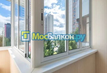 Алюминиевое остекление лоджий под ключ по доступным ценам в Троицке | МосБалкон