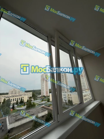 Алюминиевое остекление лоджий под ключ по доступным ценам в Троицке | МосБалкон