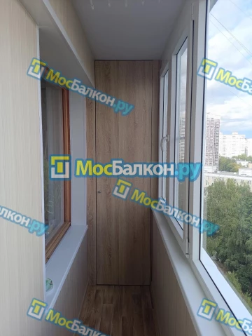 Шкаф на балкон купить в Троицке на заказ недорого от МосБалкон