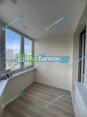 Отделка балконов гипсокартонном в Москве и области | Цены под ключ