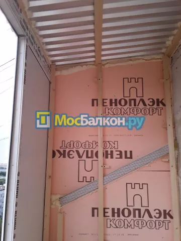 Крыша на балконе в Троицке монтаж и ремонт по выгодной цене от МосБалкон