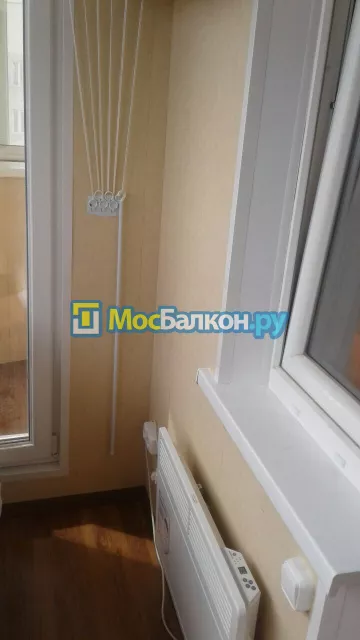 Отделка балкона и лоджии пластиковыми ПВХ панелями в Троицке от компании МосБалкон