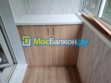 Шкаф на балкон купить в Троицке на заказ недорого от МосБалкон