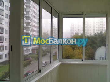 Алюминиевое остекление лоджий под ключ по доступным ценам в Троицке | МосБалкон
