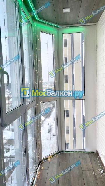 Панорамное остекление заказать под ключ по выгодной цене в Троицке от компании МосБалкон
