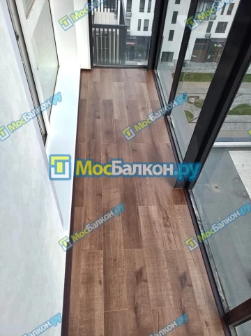 Панорамное остекление заказать под ключ по выгодной цене в Троицке от компании МосБалкон