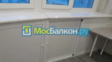 Шкаф на балкон купить в Троицке на заказ недорого от МосБалкон
