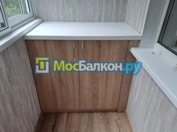 Шкаф на балкон купить в Троицке на заказ недорого от МосБалкон