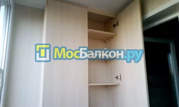 Шкаф на балкон купить в Троицке на заказ недорого от МосБалкон