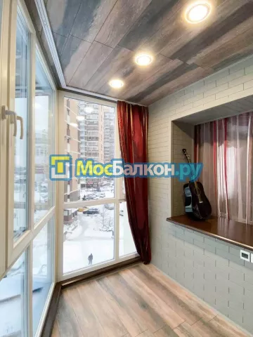 Заказать балкон в Троицке цена от 1320 руб | Остекление балконов и лоджий МосБалкон