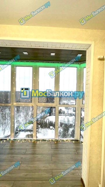 Панорамное остекление заказать под ключ по выгодной цене в Троицке от компании МосБалкон
