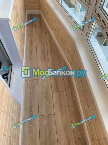 Отделка балконов в Троицке | Отделка балконов и лоджий и обшивка под ключ в МосБалкон