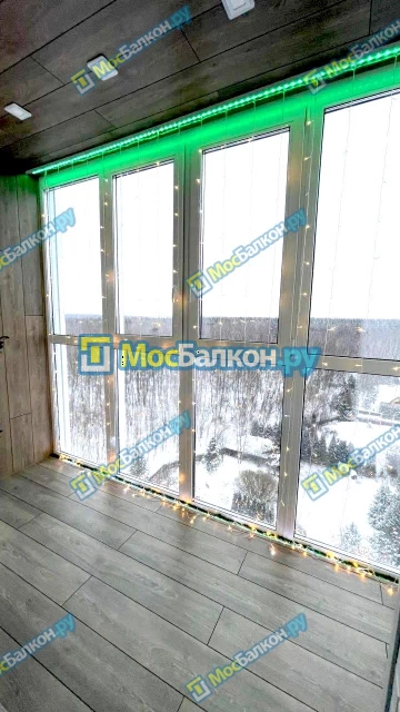 Панорамное остекление заказать под ключ по выгодной цене в Троицке от компании МосБалкон