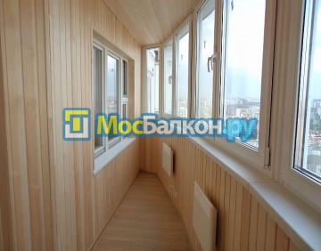 Остекление утепление и отделка балконов в городе Видном