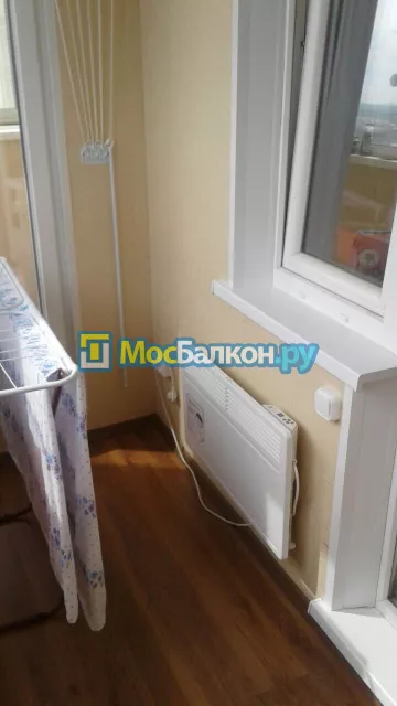 Отделка балкона и лоджии пластиковыми ПВХ панелями в Троицке от компании МосБалкон