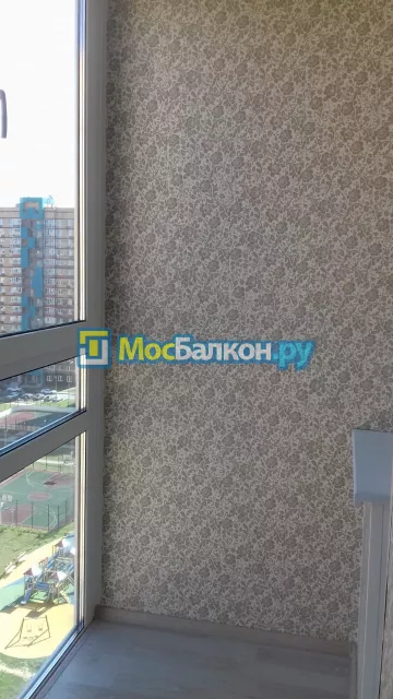 Отделка балкона и лоджии пластиковыми ПВХ панелями в Троицке от компании МосБалкон