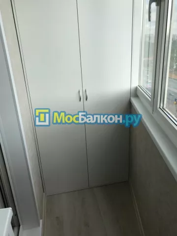 Шкаф на балкон купить в Троицке на заказ недорого от МосБалкон