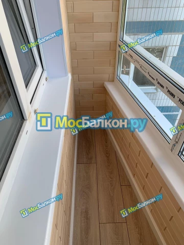Отделка балконов в Троицке | Отделка балконов и лоджий и обшивка под ключ в МосБалкон